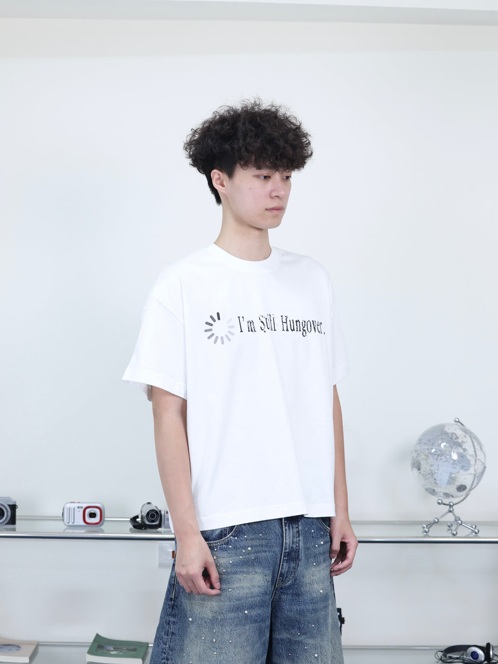 Y-ZONE 自訂款 標語 “I’m still Hungover “ 我還在宿醉 BOXY 短袖